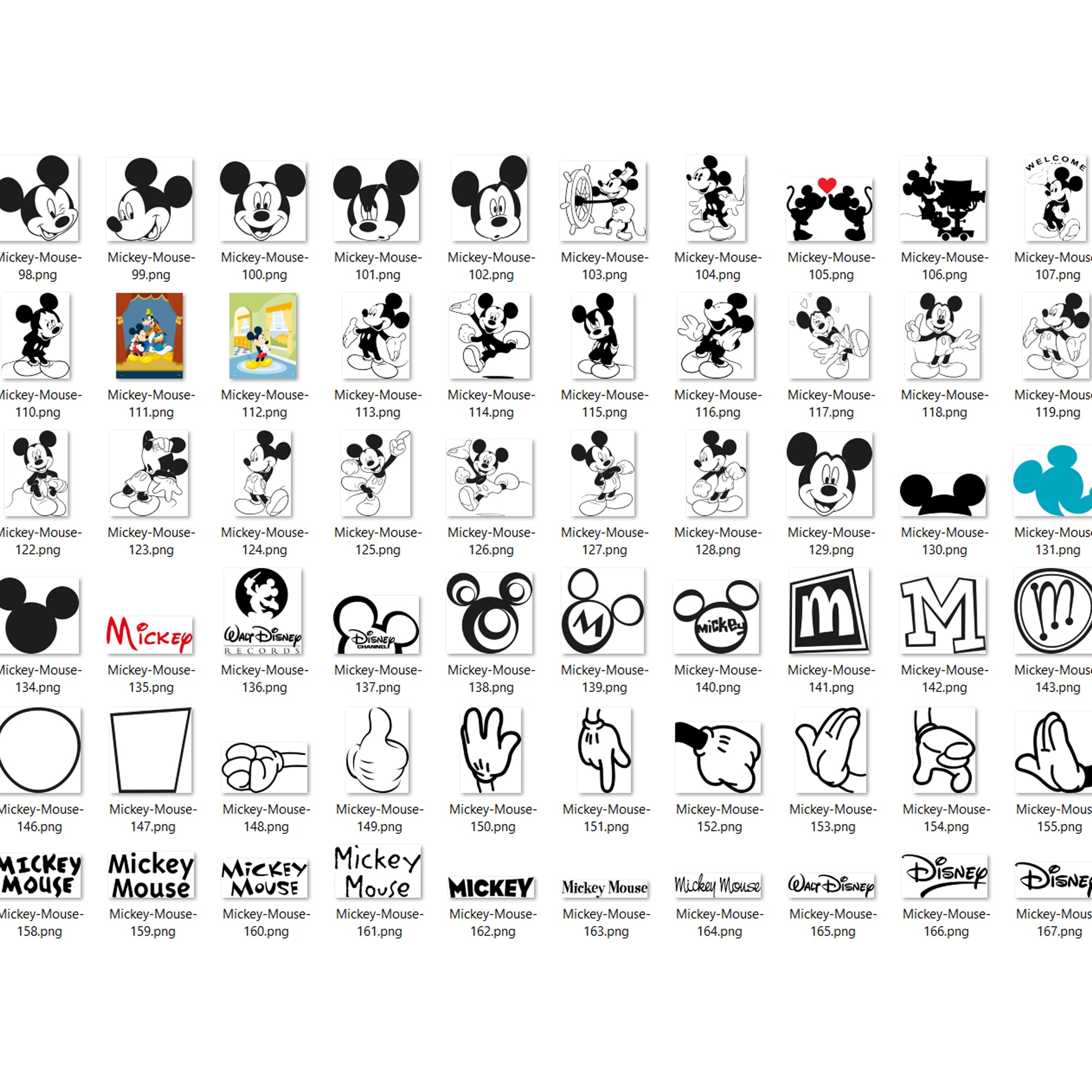 668+ Mickey Mouse SVG Bundle, Cricut Svg, Minnie SVG, Svg Files For Cricut, For Silhouette, Cartoon svg, png, dxf, eps digital file