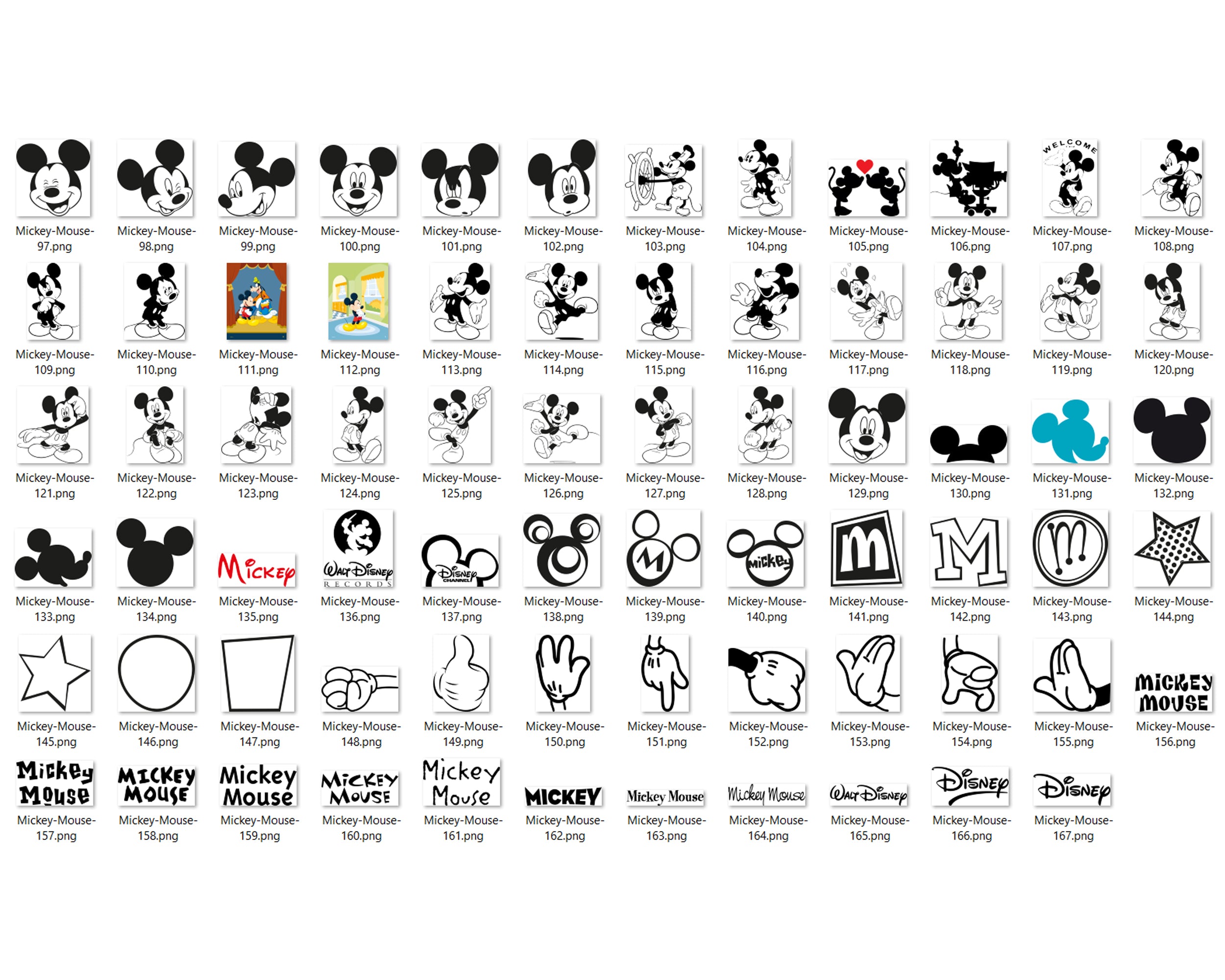 668+ Mickey Mouse SVG Bundle, Cricut Svg, Minnie SVG, Svg Files For Cricut, For Silhouette, Cartoon svg, png, dxf, eps digital file