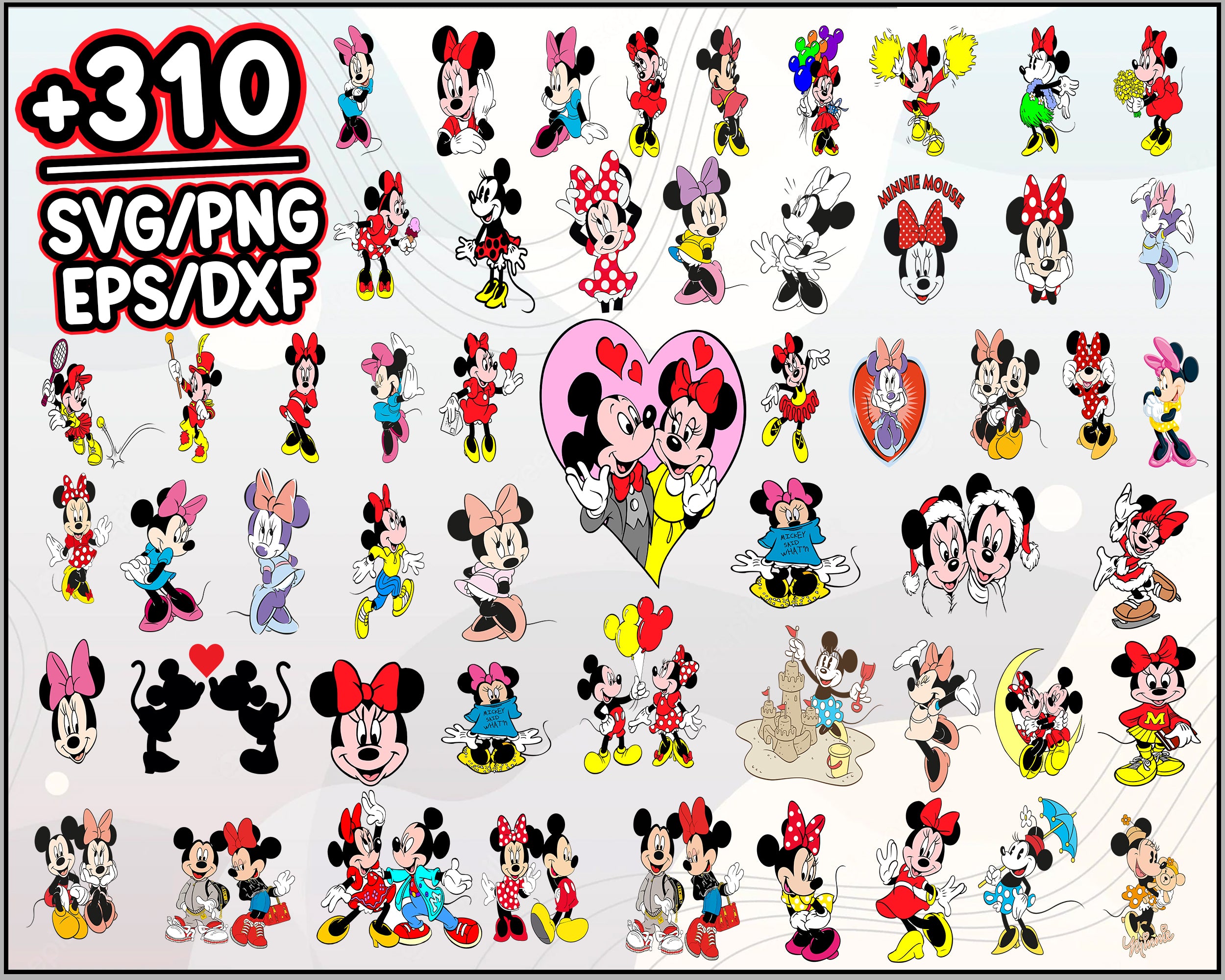 310+ Minnie Mouse svg, Minnie Mouse Birthday, Princess svg, Mickey Mouse clubhouse, Minnie head svg, Tumbler svg, Starbucks svg, Cartoon svg, png, dxf, eps digital file