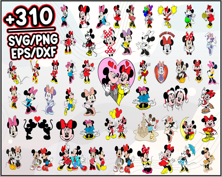 310+ Minnie Mouse svg, Minnie Mouse Birthday, Princess svg, Mickey Mouse clubhouse, Minnie head svg, Tumbler svg, Starbucks svg, Cartoon svg, png, dxf, eps digital file
