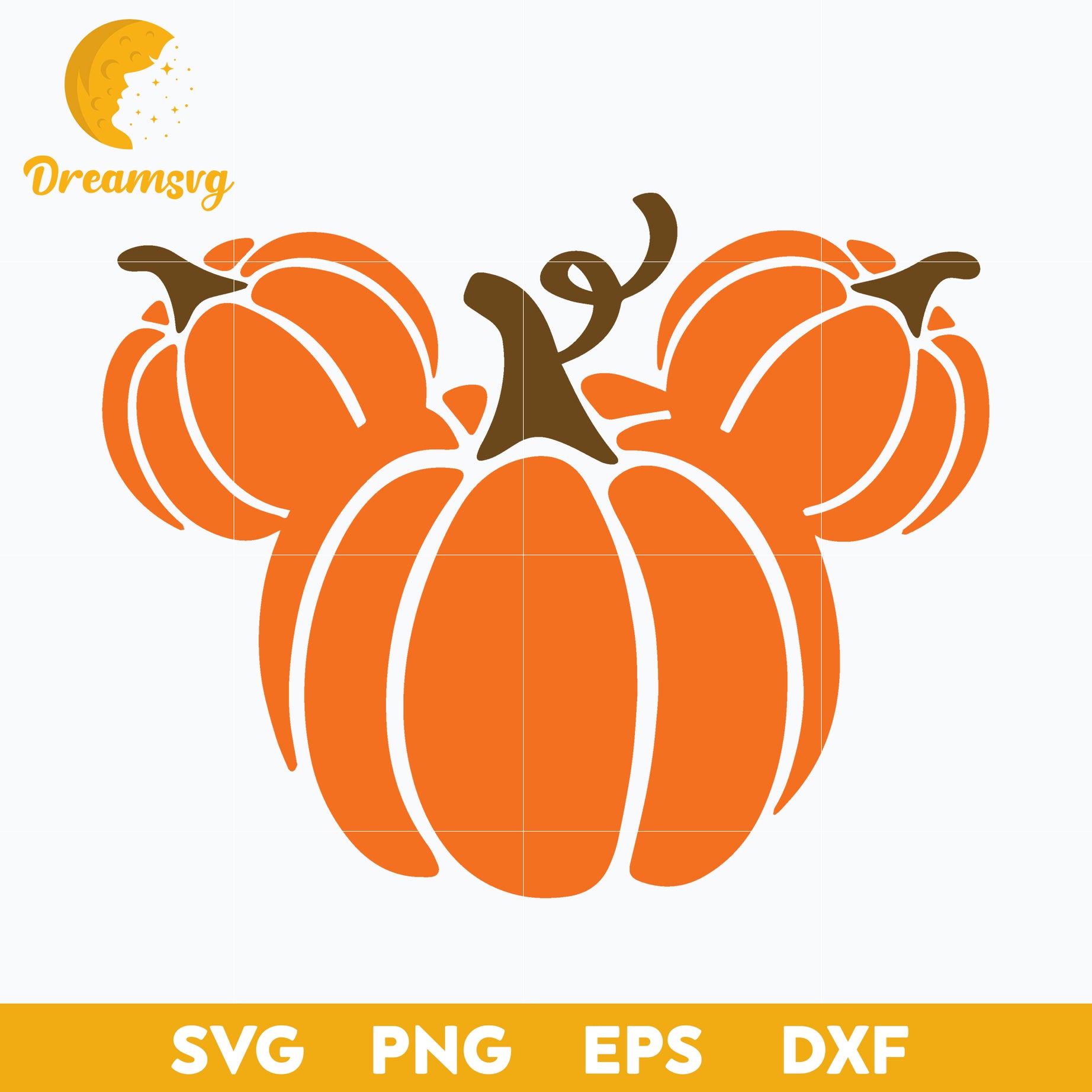 Mouse Head Pumpkins Halloween svg, Halloween svg, png, dxf, eps digital file.