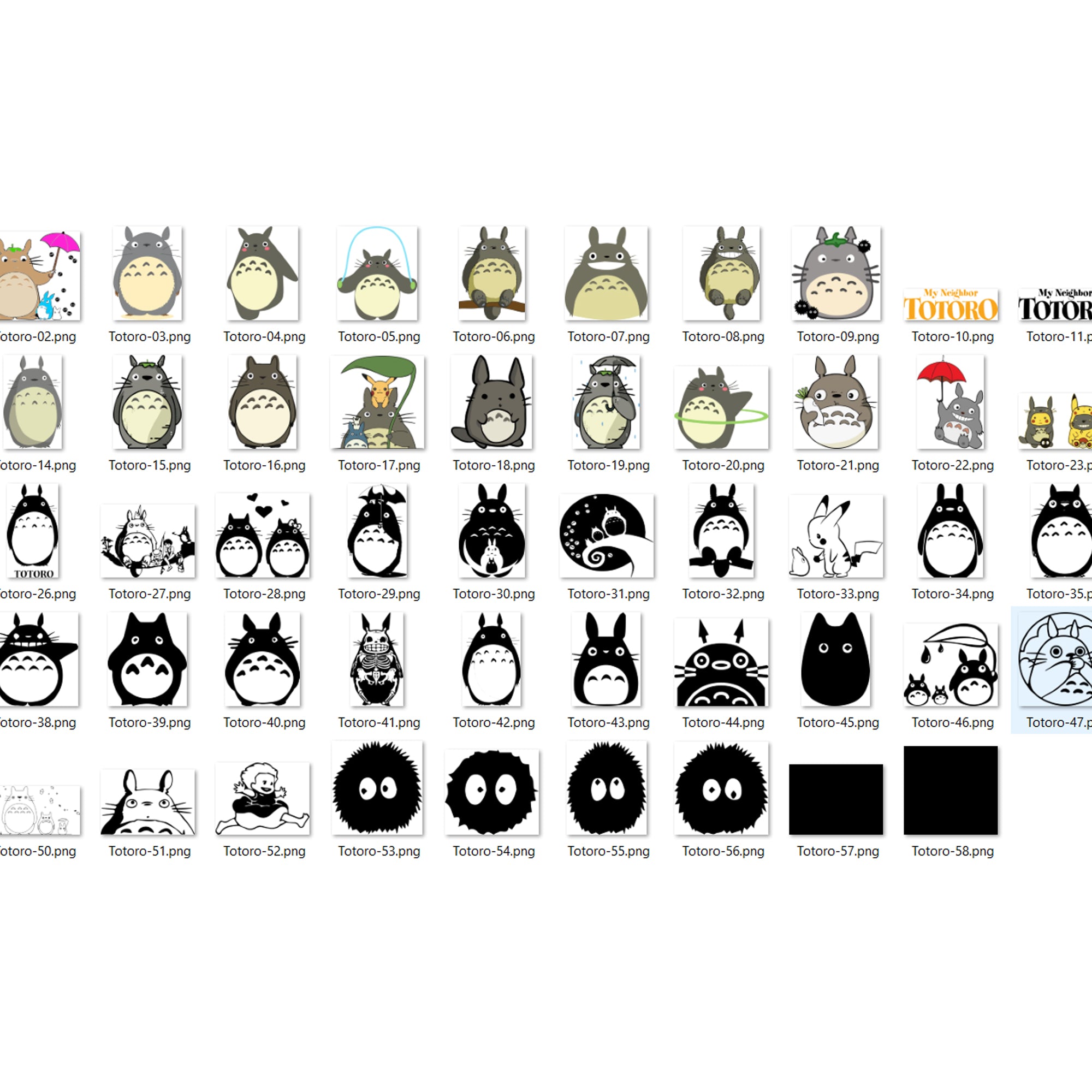 232+ My Neighbor Totoro SVG Bundle, Totoro Cute Svg, Bundle SVG Cricut Silhouette, Cartoon svg, png, dxf, eps digital file