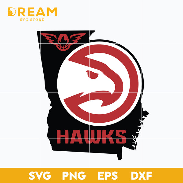 Atlanta Hawks svg, Hawks svg, NBA Basketball svg, Sport svg, png, dxf, eps digital file NBA0301218L