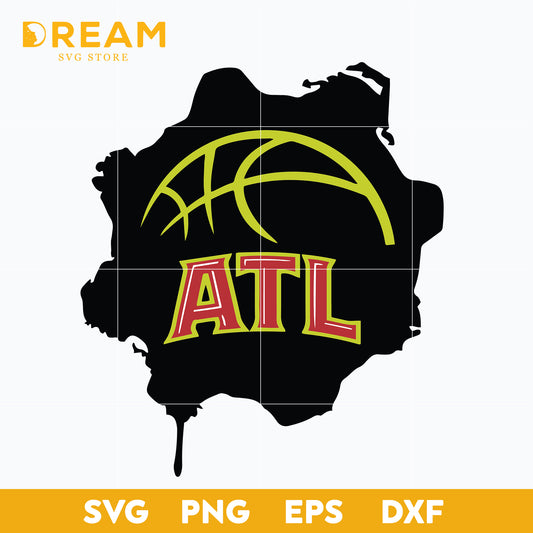 Atlanta Hawks svg, Hawks svg, NBA Basketball svg, Sport svg, png, dxf, eps digital file NBA0301215L