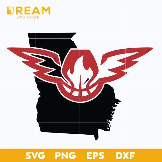 Atlanta Hawks svg, Hawks svg, NBA Basketball svg, Sport svg, png, dxf, eps digital file NBA0301217L