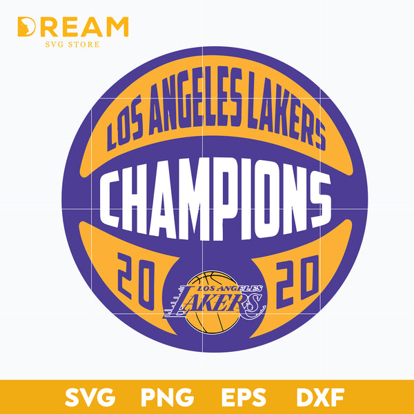 Los Angeles Lakers Champions 2020 Svg, Los Angeles Lakers svg, Lakers svg, NBA svg, png, dxf, eps digital file NBA1510207L