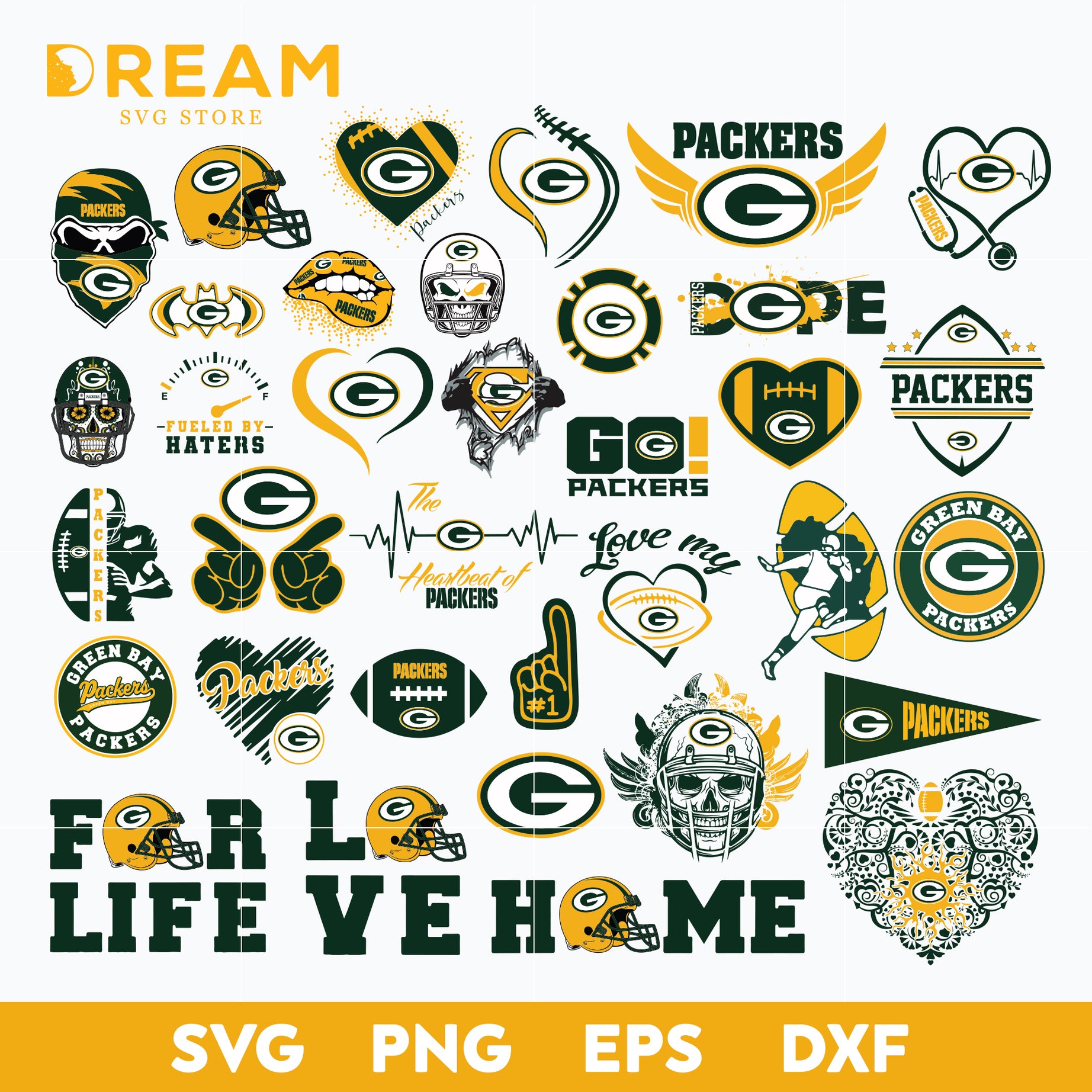 Green Bay Packers bundle svg, Packers svg, Nfl svg, png, dxf, eps digital file NFL02102040L
