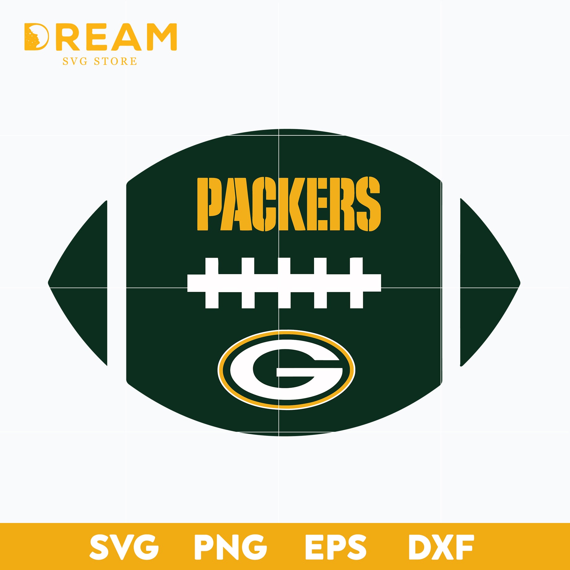 Green Bay Packers Ball svg, Packers Ball, Nfl svg, png, dxf, eps digital file NFL0210207L