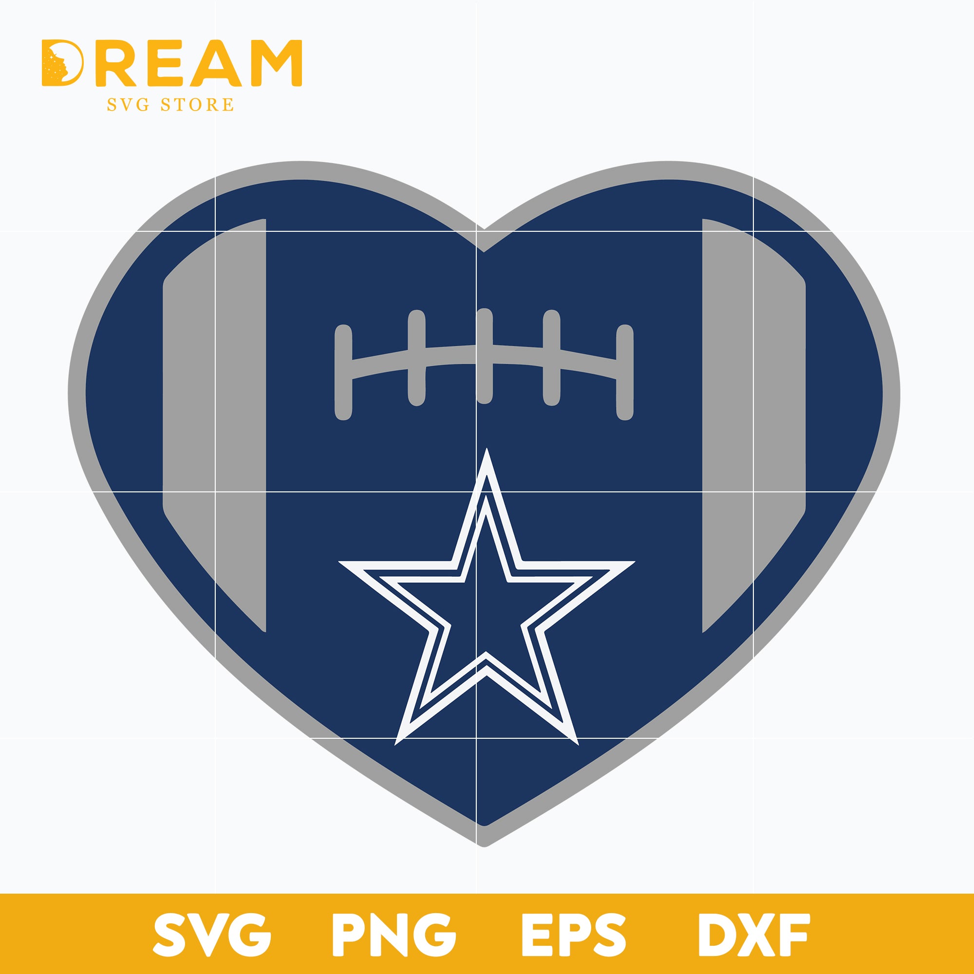 Dallas cowboys heart svg, Cowboys heart svg, Nfl svg, png, dxf, eps di ...