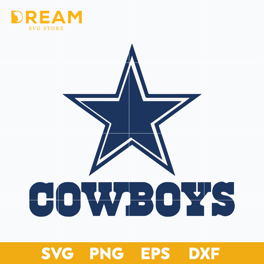 Dallas cowboys logo svg, cowboys svg, Nfl svg, png, dxf, eps digital file NFL05102026L