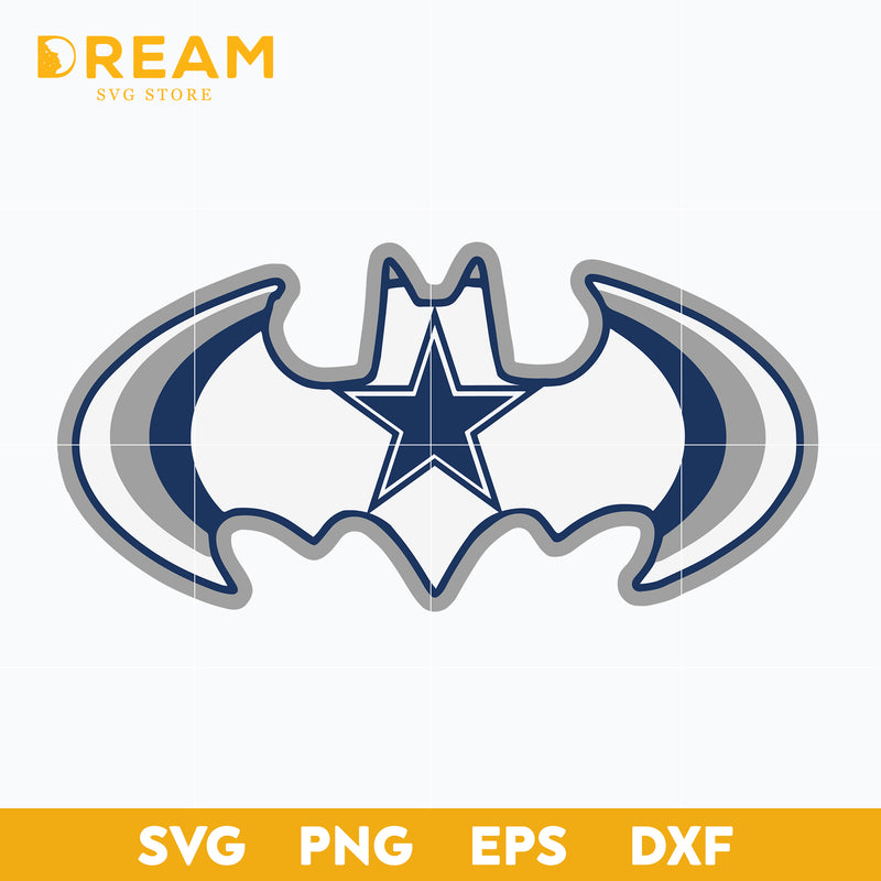 Bat Dallas cowboys svg, cowboys svg, Nfl svg, png, dxf, eps digital file NFL05102037L