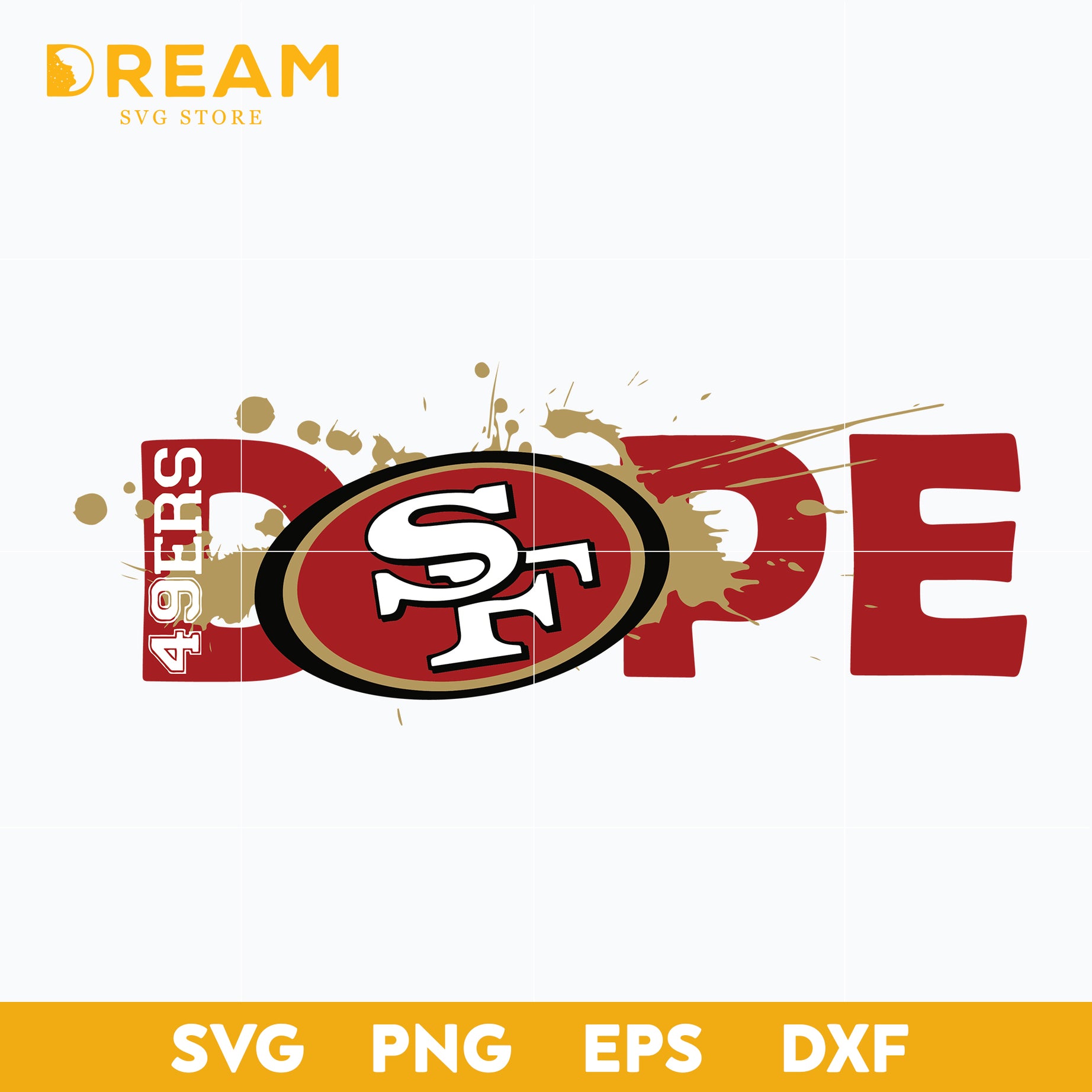 Dope San francisco 49ers svg, 49ers svg, Nfl svg, png, dxf, eps digital file NFL0710202036L