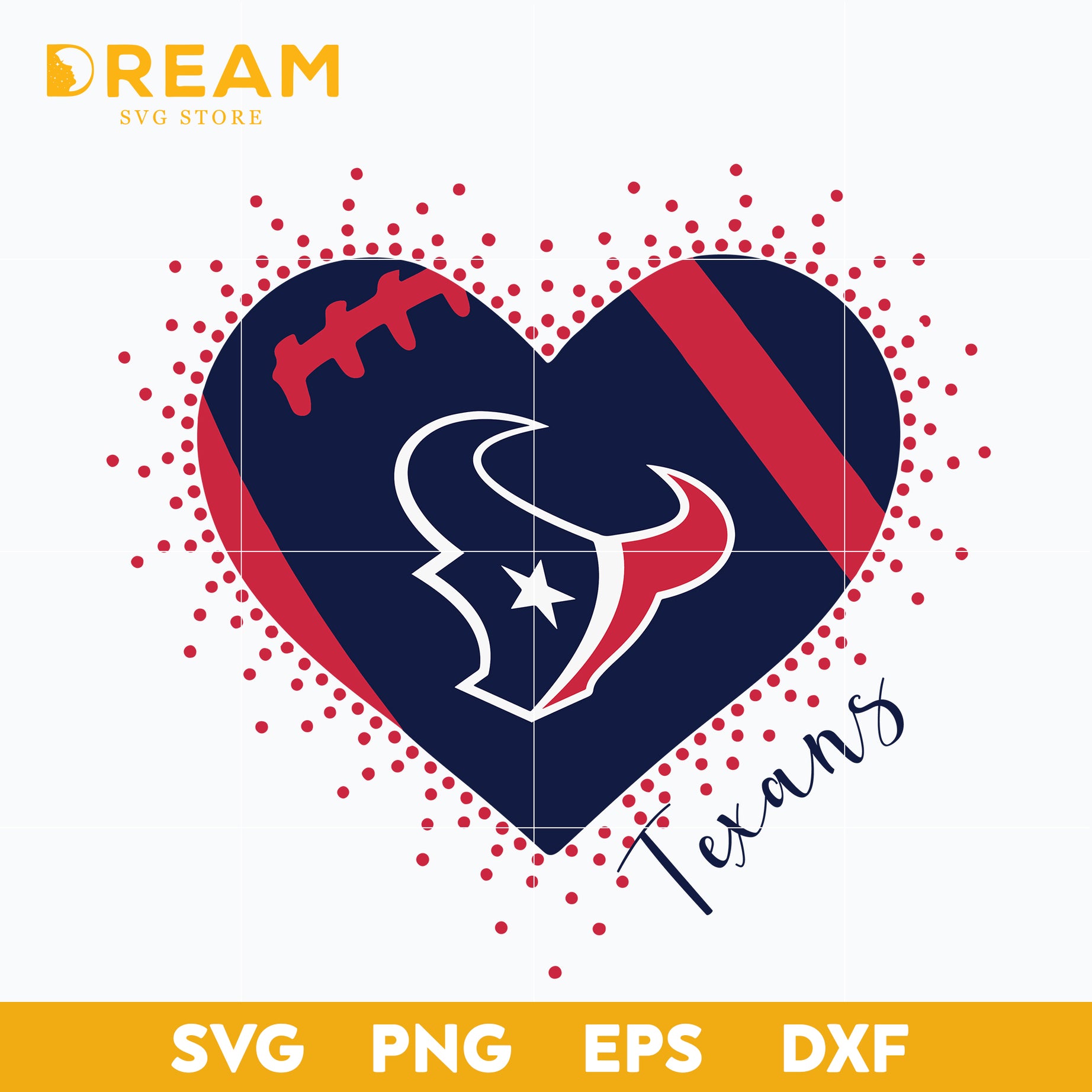 Houton texans heart svg, Texans svg, Nfl svg, png, dxf, eps digital file NFL1010202L