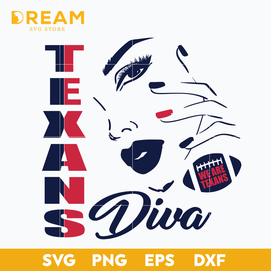 Texans diva svg, Houton texans svg, Texans svg, Nfl svg, png, dxf, eps digital file NFL10102037L