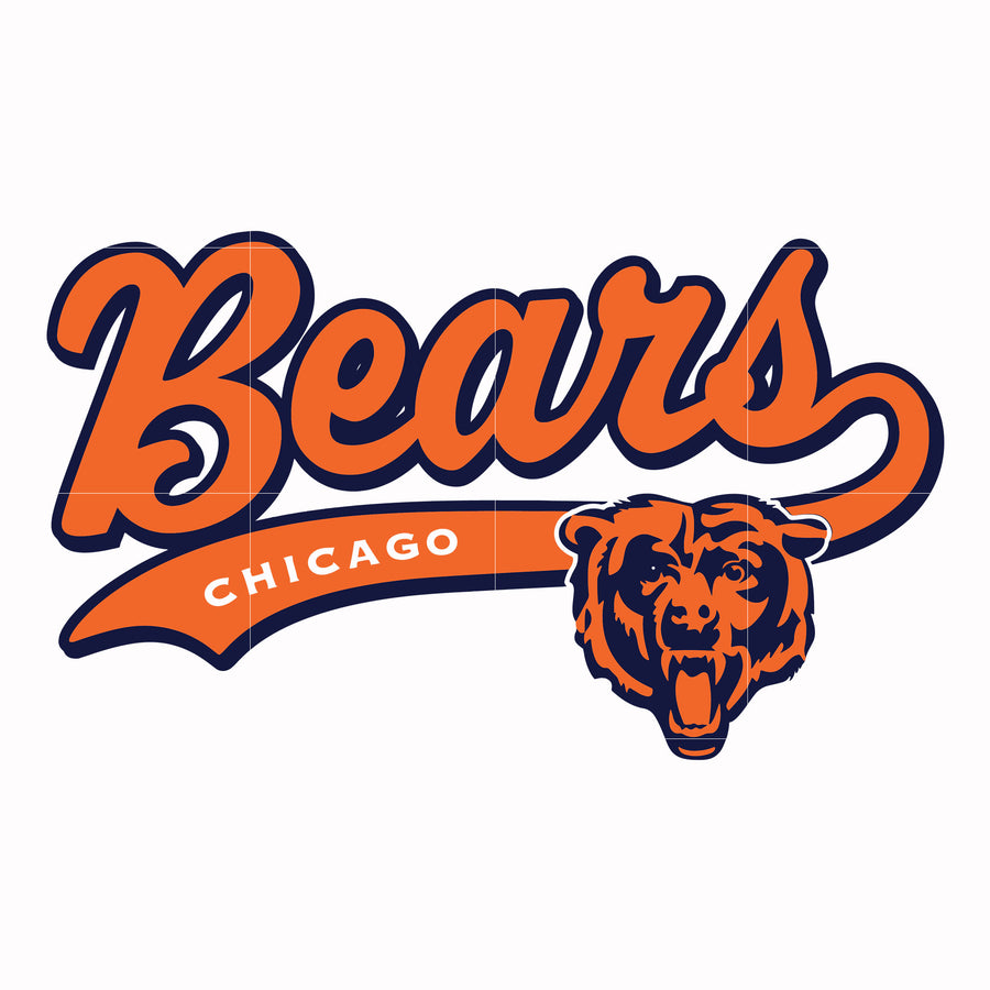 Chicago bears svg, bears svg, Sport svg, Nfl svg, png, dxf, eps digital file NFL1912201L