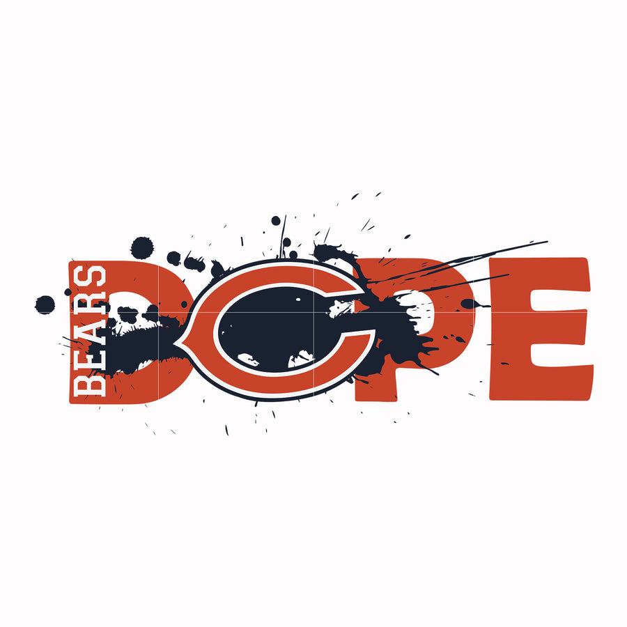 Chicago Bears Dope svg, Chicago Bears svg, Sport svg, Nfl svg, png, dxf, eps digital NFL1912205L