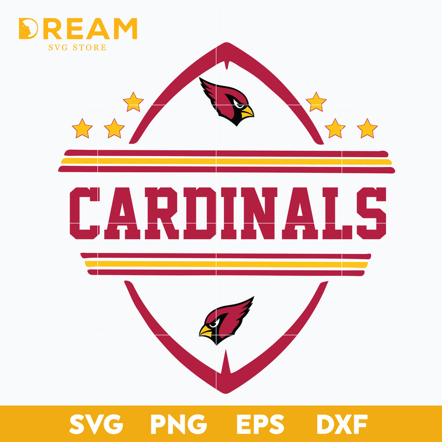 Arizona Cardinals ball svg, Ball Cardinals svg, Nfl svg, png, dxf, eps digital file NFL11102022L