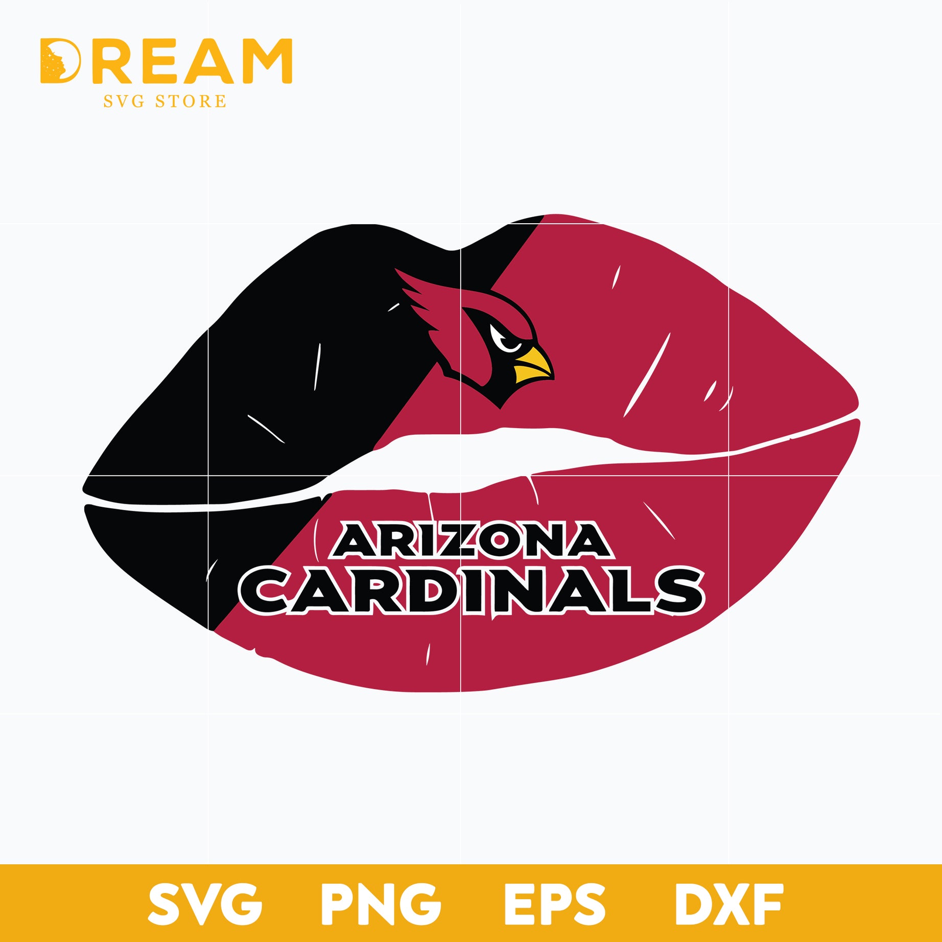 Arizona Cardinals lip svg, Lip Cardinals svg, Nfl svg, png, dxf, eps digital file NFL11102033L
