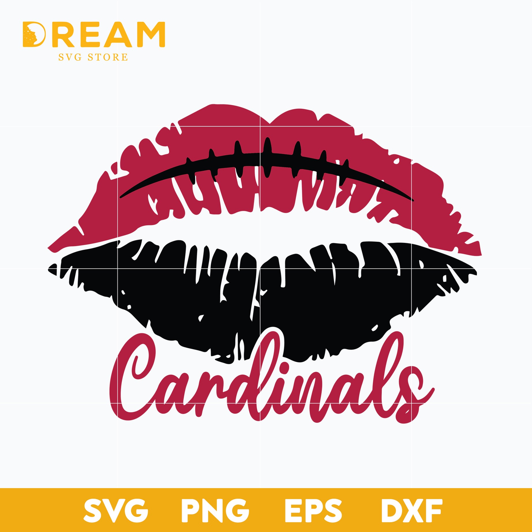 Arizona Cardinals lip svg, Lip Cardinals svg, Nfl svg, png, dxf, eps digital file NFL11102041L