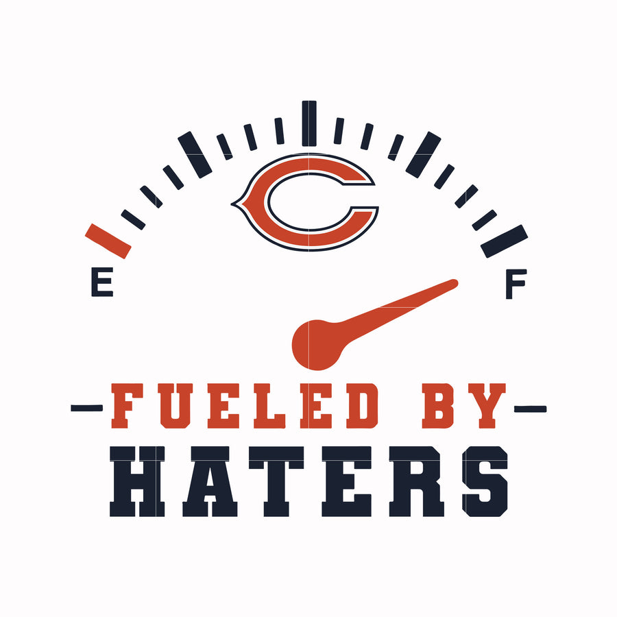 Chicago Bears fueled by haters svg, Chicago Bears svg, Bears svg, Sport svg, Nfl svg, png, dxf, eps digital file NFL19122023L