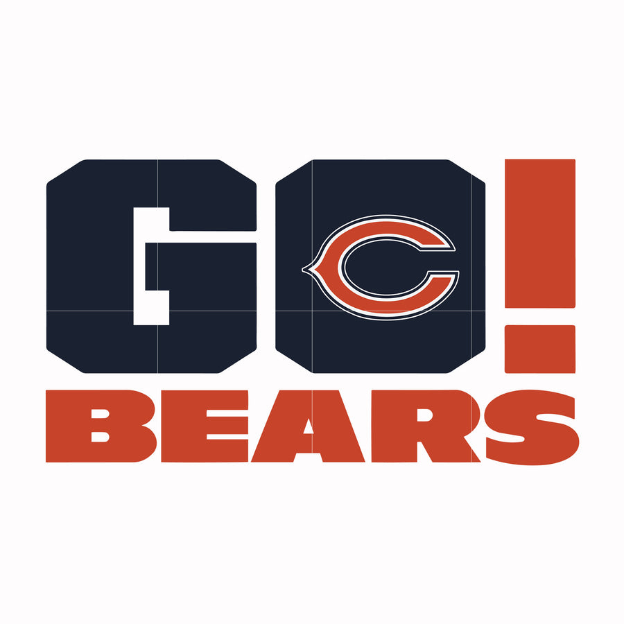 Chicago Bears go falcons svg, Chicago Bears svg, Bears svg, Sport svg, Nfl svg, png, dxf, eps digital file NFL19122030L