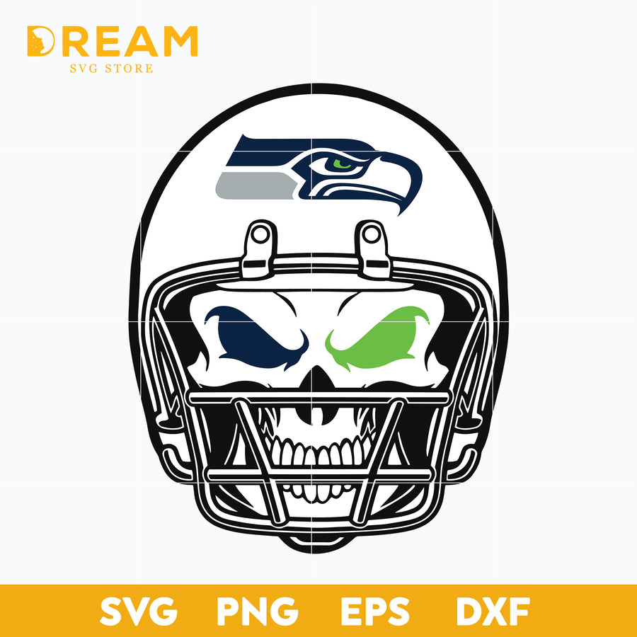 Seattle Seahawks skull svg, seahawks skull svg, Nfl svg, png, dxf, eps digital file NFL16102011L