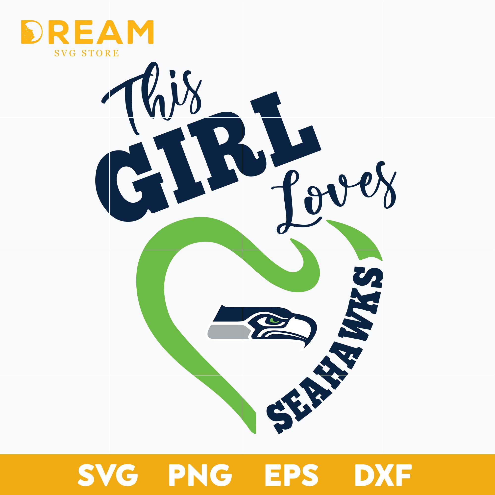 This girl loves seahawks svg, Seattle Seahawks heart svg, seahawks heart svg, Nfl svg, png, dxf, eps digital file NFL16102017L