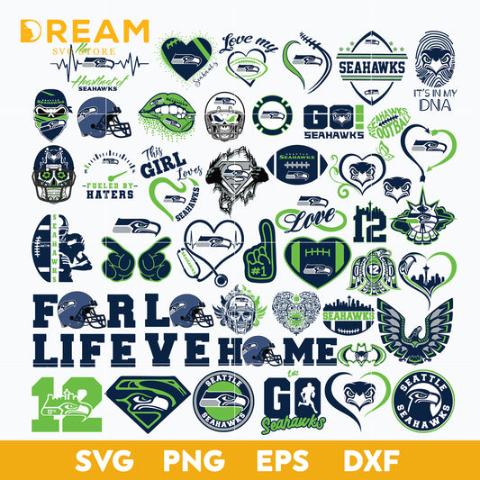Seattle Seahawks bundle svg, seahawks bundle svg, Nfl svg, png, dxf, eps digital file NFL16102049L