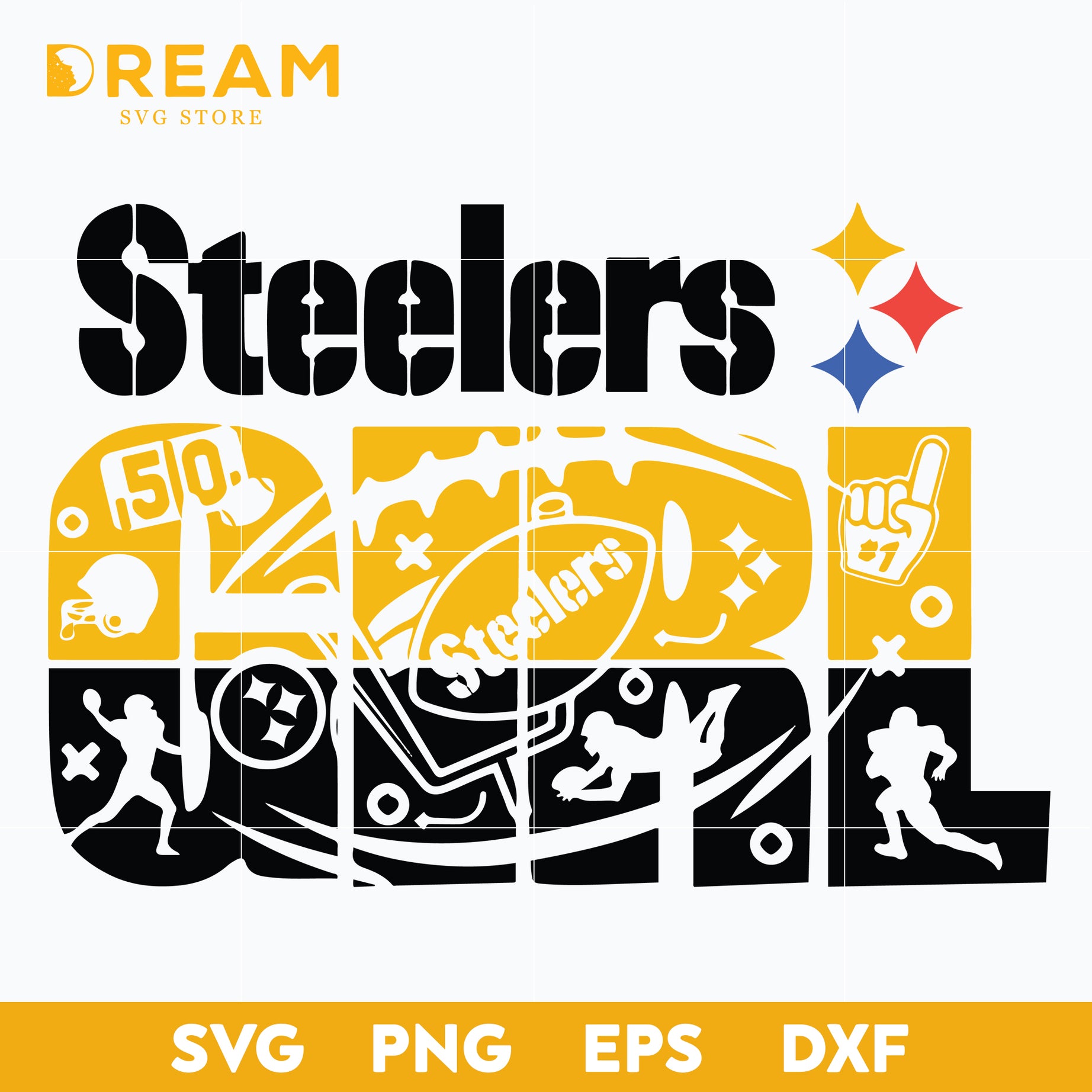 Pittsburgh Steelers svg, Steelers svg, Nfl svg, png, dxf, eps digital file NFL17122029L