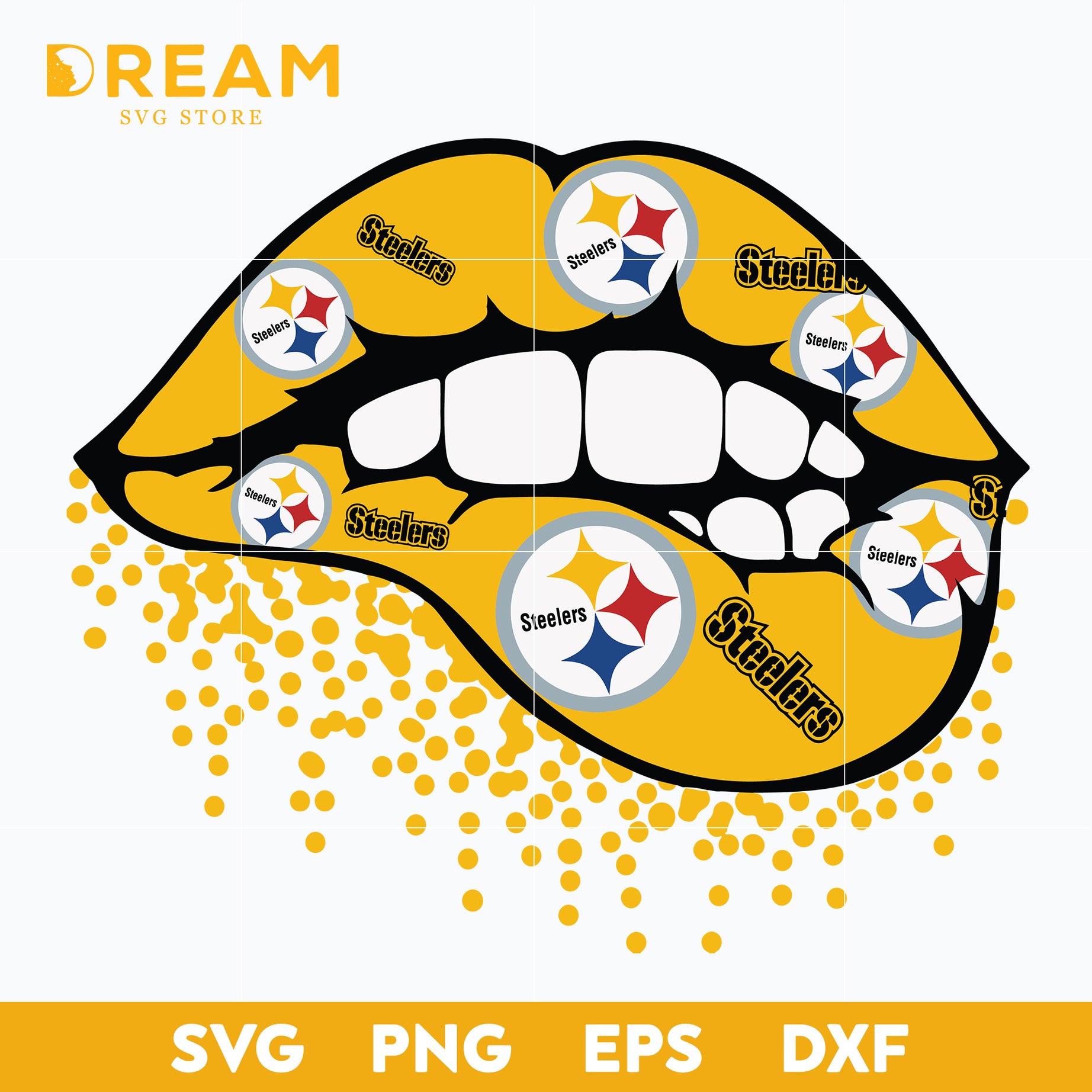 Pittsburgh Steelers lip svg, Steelers svg, Nfl svg, png, dxf, eps digital file NFL17122037L