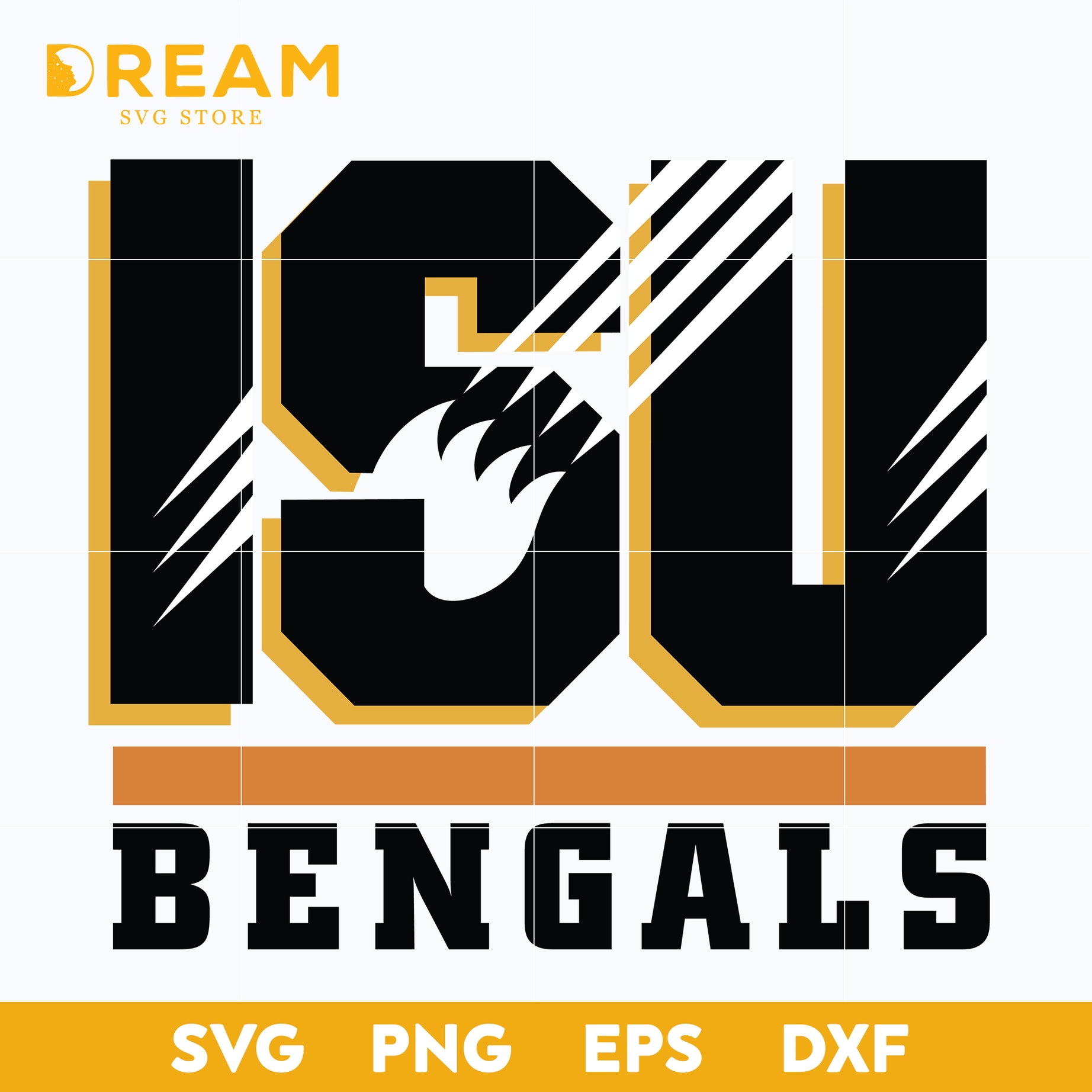 Cincinnati Bengals Logo svg, Cincinnati Bengals svg, Sport svg, Nfl svg, png, dxf, eps digital file NFL21122050L