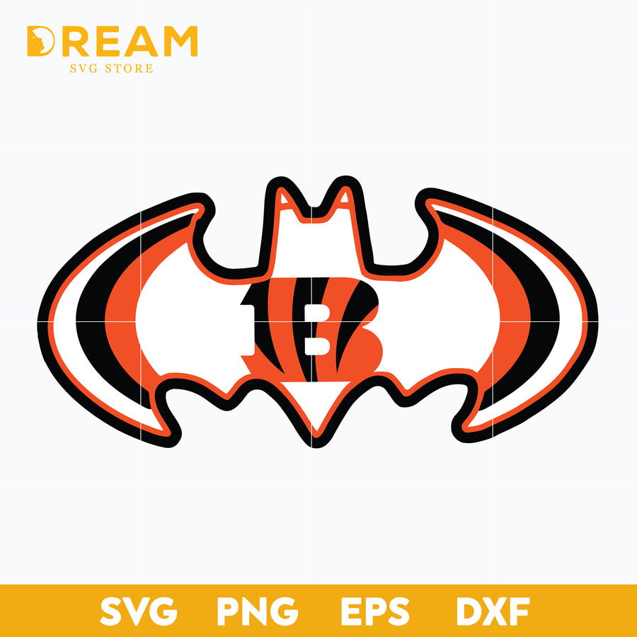 Cincinnati Bengals Bat svg, Cincinnati Bengals svg, Sport svg, Nfl svg, png, dxf, eps digital file NFL21122052L