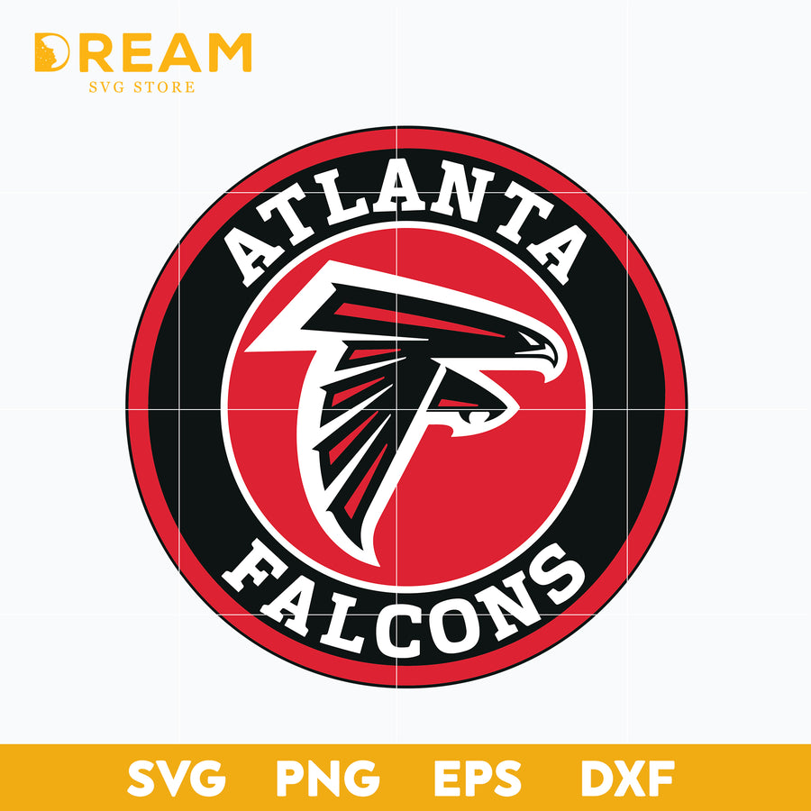 Atlanta Falcons Bat svg, Falcons svg, Sport svg, Nfl svg, png, dxf, eps digital file NFL2412205L