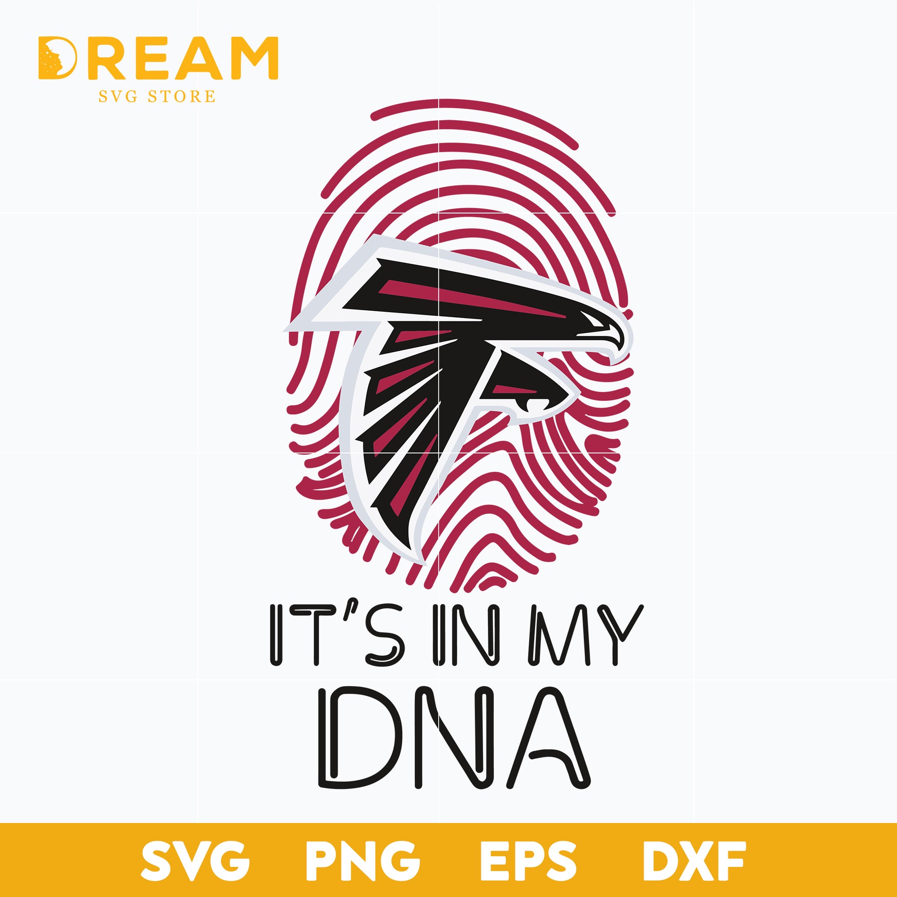 Atlanta Falcons It is in my DNA svg, Falcons svg, Sport svg, Nfl svg, png, dxf, eps digital file NFL24122016L