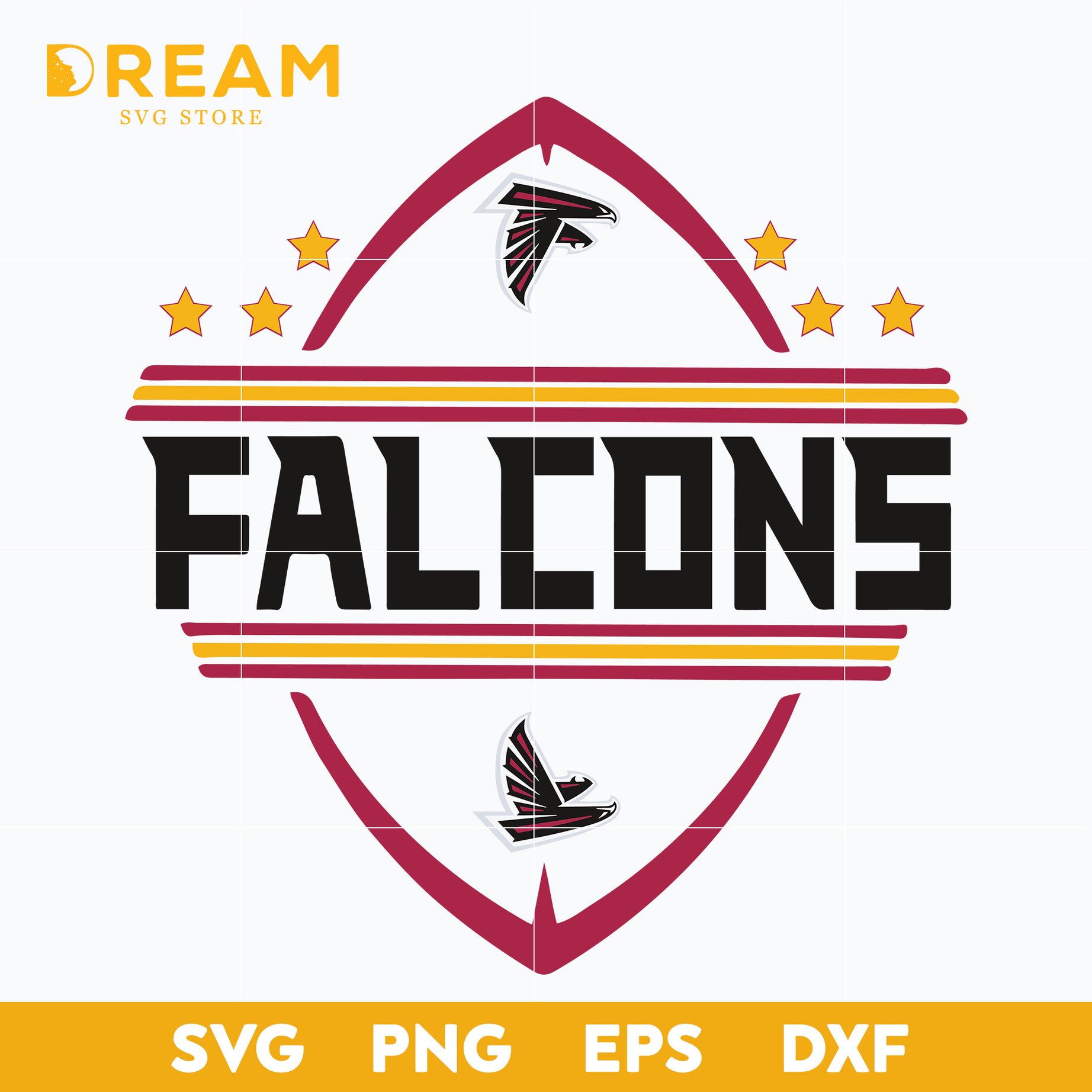 Atlanta Falcons svg, Falcons svg, Sport svg, Nfl svg, png, dxf, eps digital file NFL24122029L