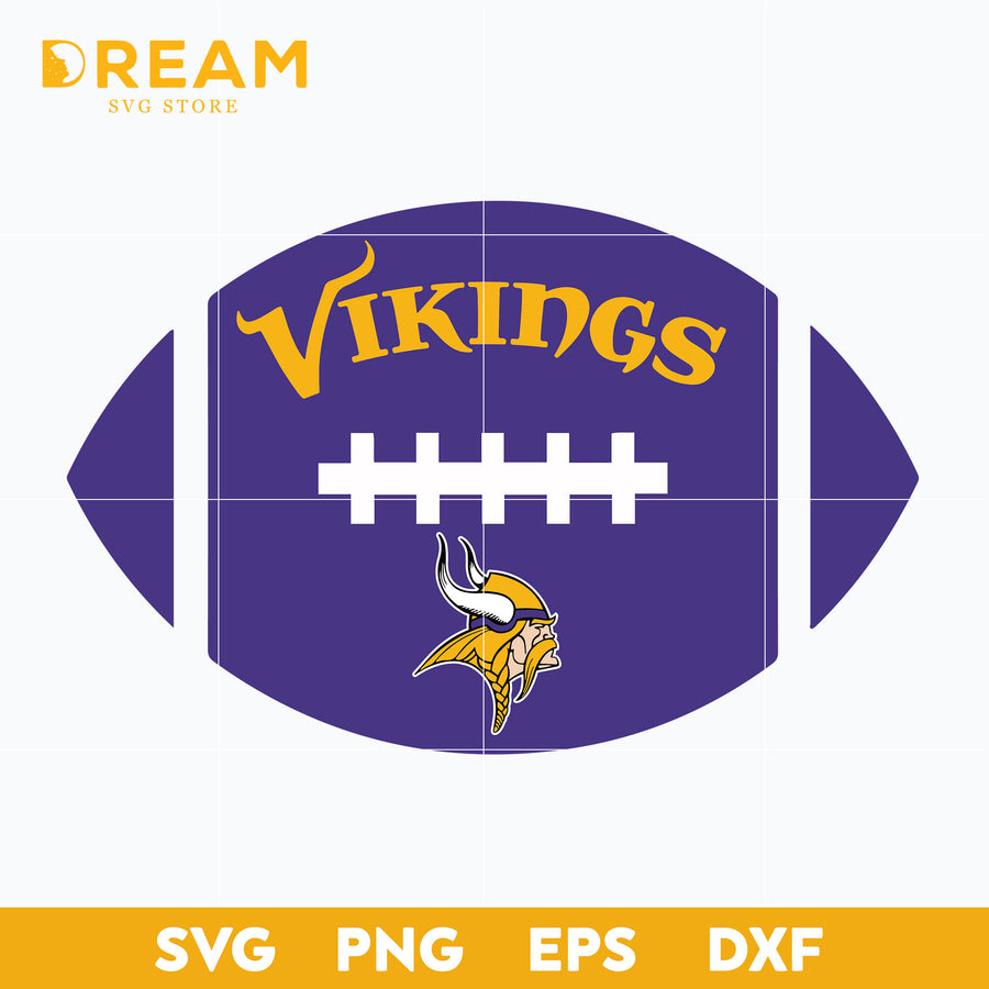 Minnesota Vikings svg, Vikings svg, Nfl svg, png, dxf, eps digital file NFL23102036L
