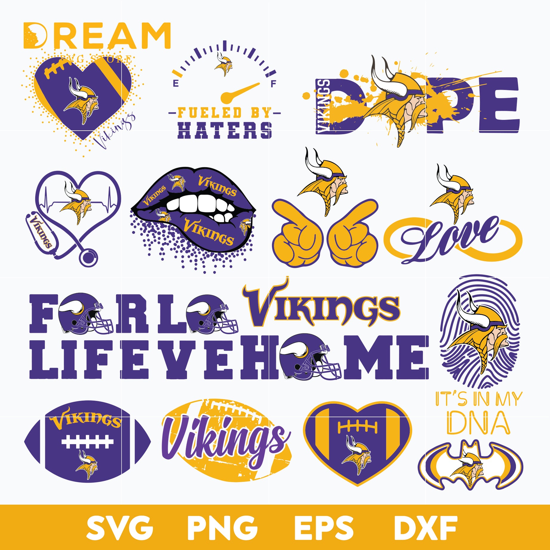 Minnesota Vikings bundle svg, Vikings bundle svg, Nfl svg, png, dxf, eps digital file NFL23102039L