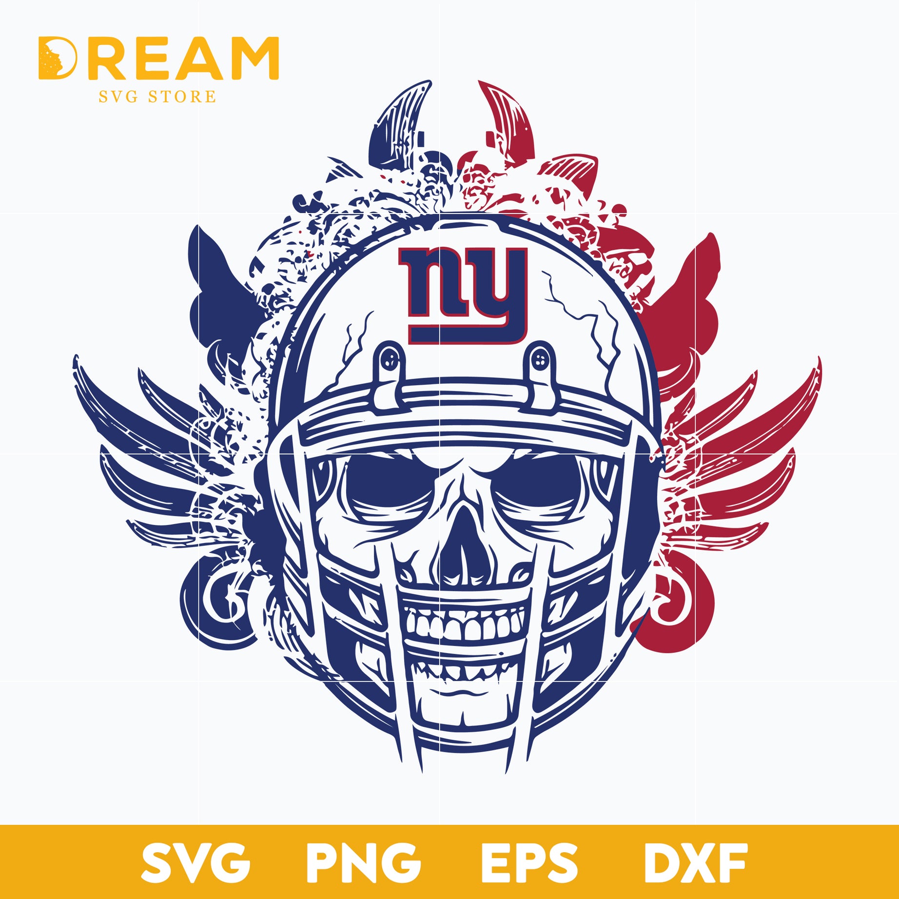 New York Giants skull svg, Giants skull svg, Nfl svg, png, dxf, eps digital file NFL25102019L