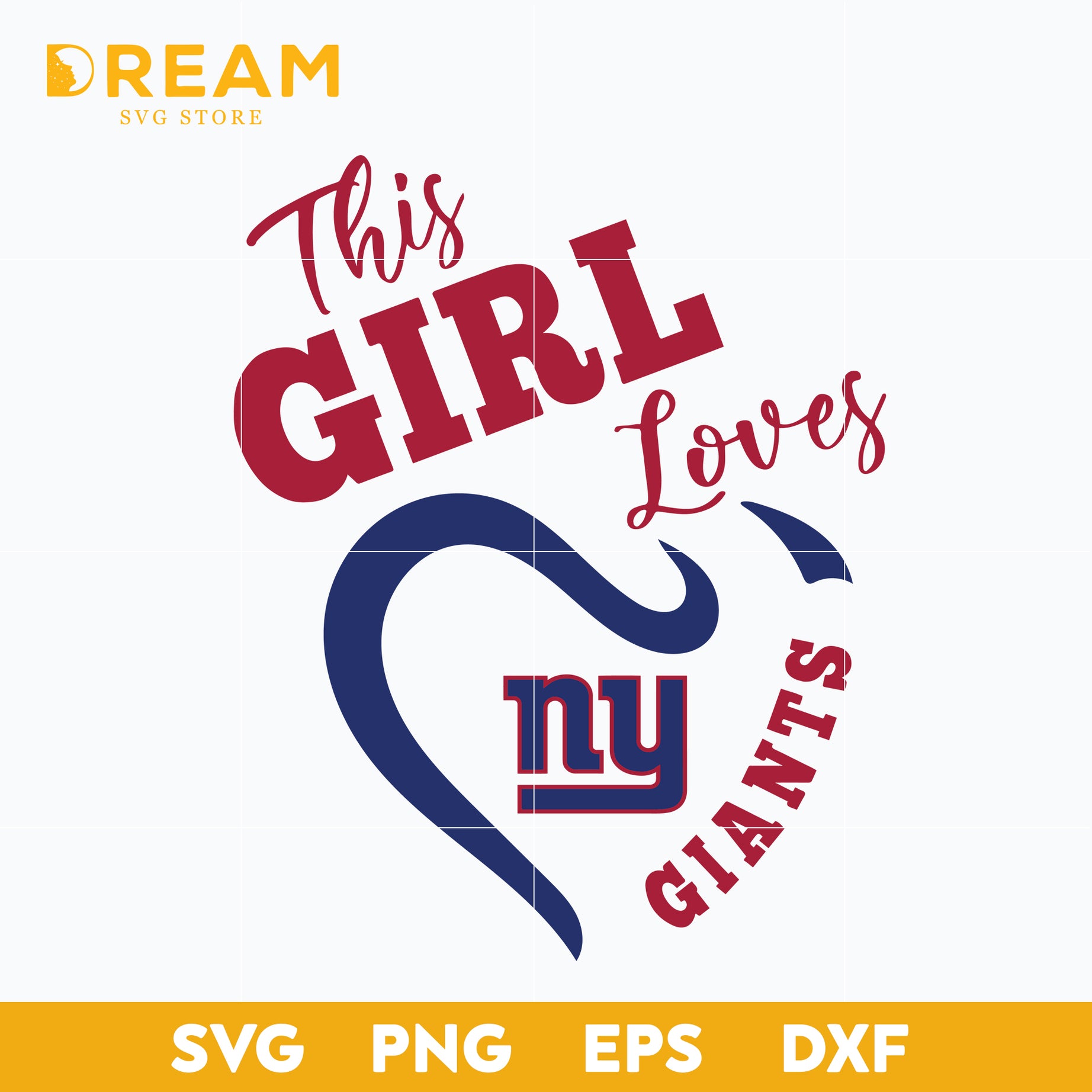 This girl loves giants svg, New York Giants svg, Giants svg, Nfl svg, png, dxf, eps digital file NFL25102031L