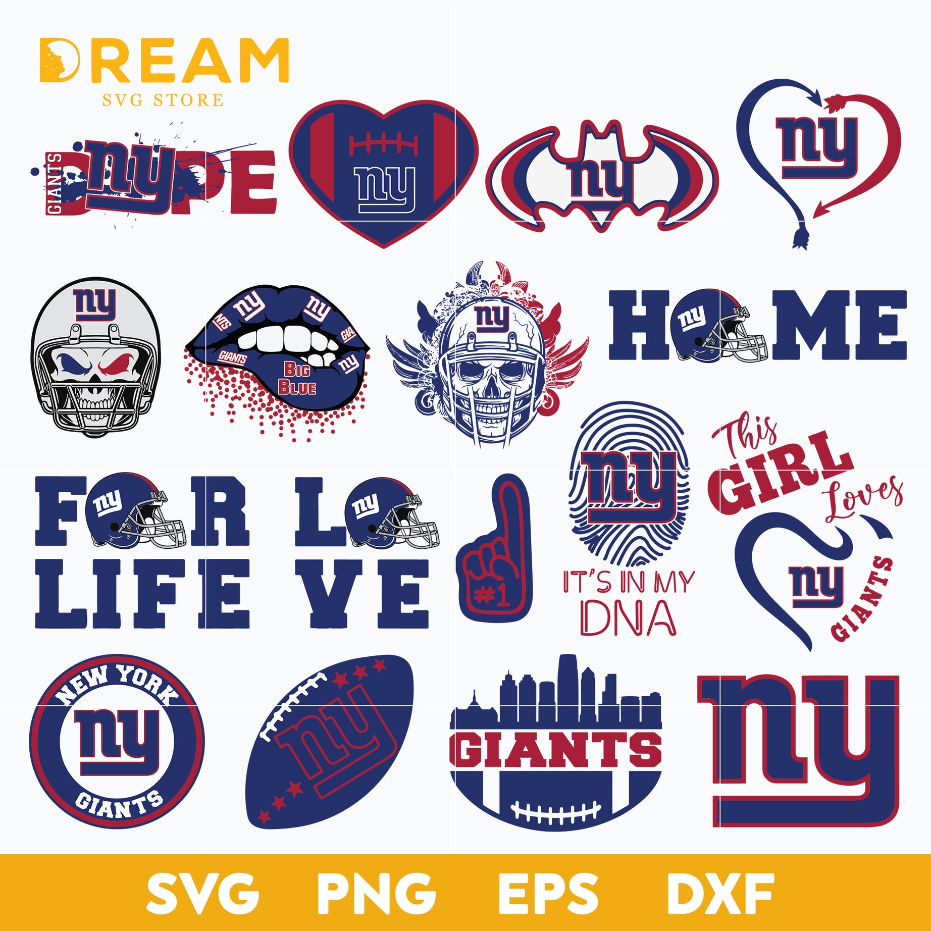 New York Giants bundle svg, Giants bundle svg, Nfl svg, png, dxf, eps digital file NFL25102039L