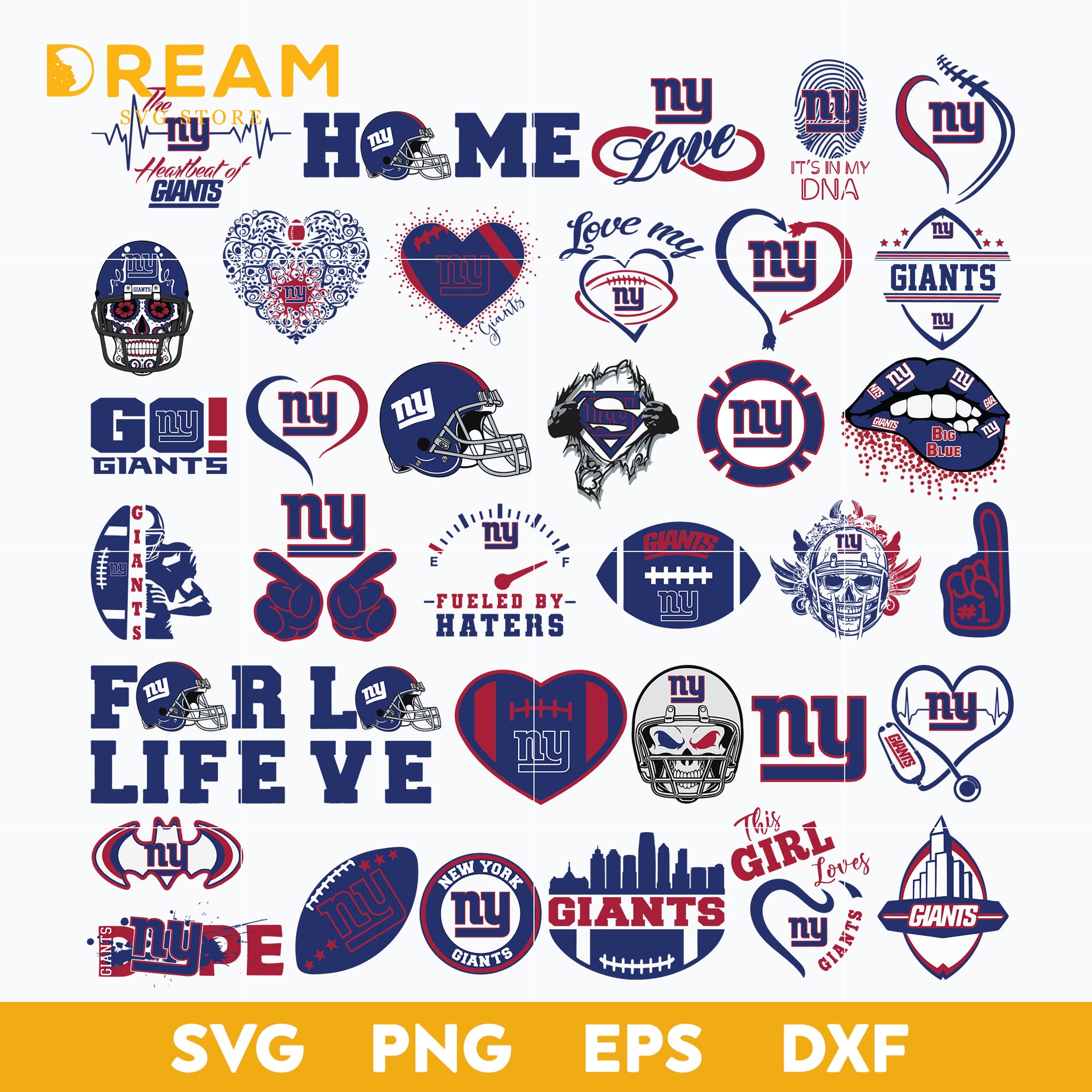 New York Giants bundle svg, Giants bundle svg, Nfl svg, png, dxf, eps digital file NFL25102042L