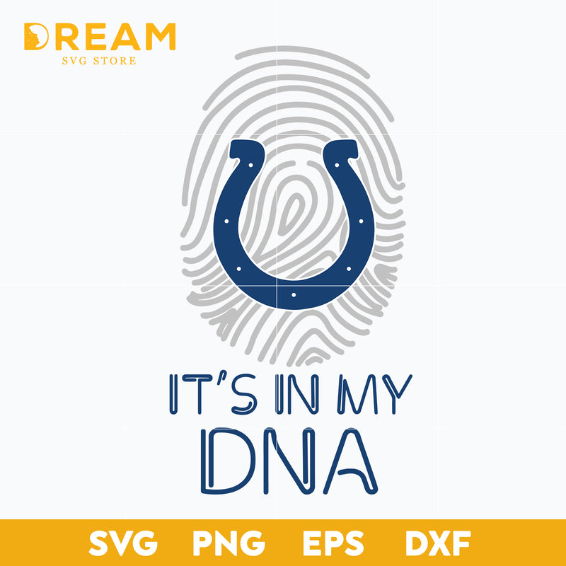 It is in my DNA Indianapolis Colts svg, Colts svg, Sport svg, Nfl svg, png, dxf, eps digital file NFL21122024L
