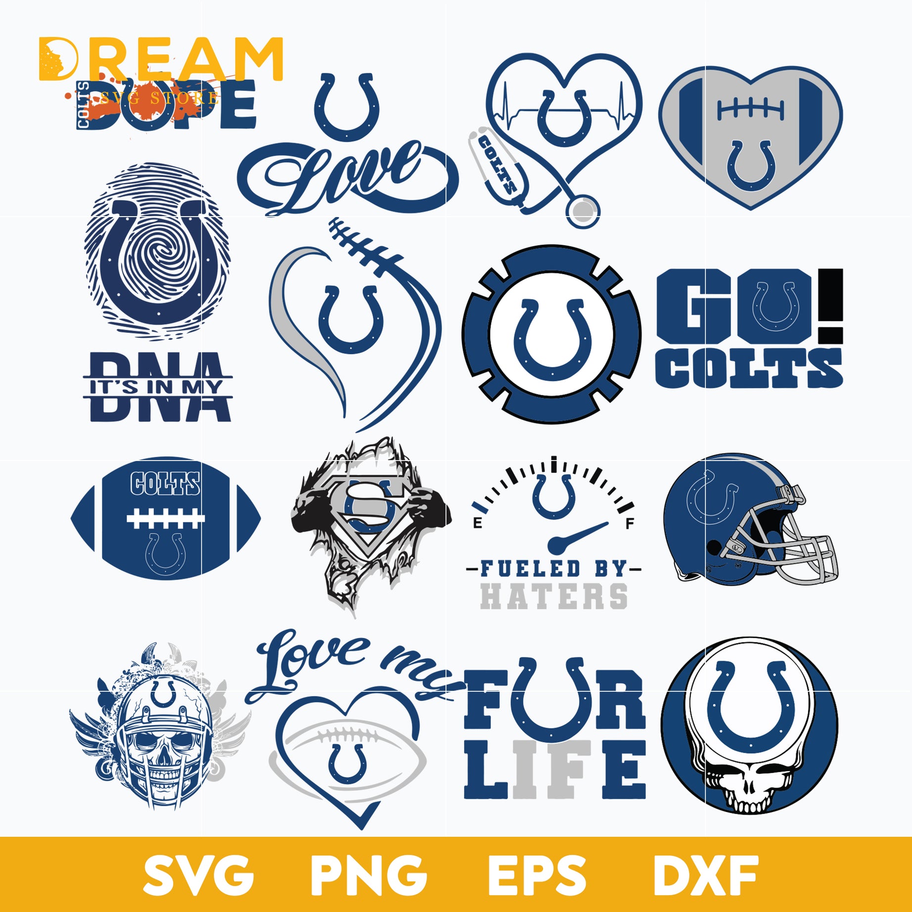 Indianapolis Colts Bundle svg, Colts svg, Sport svg, Nfl svg, png, dxf, eps digital file NFL21122044L