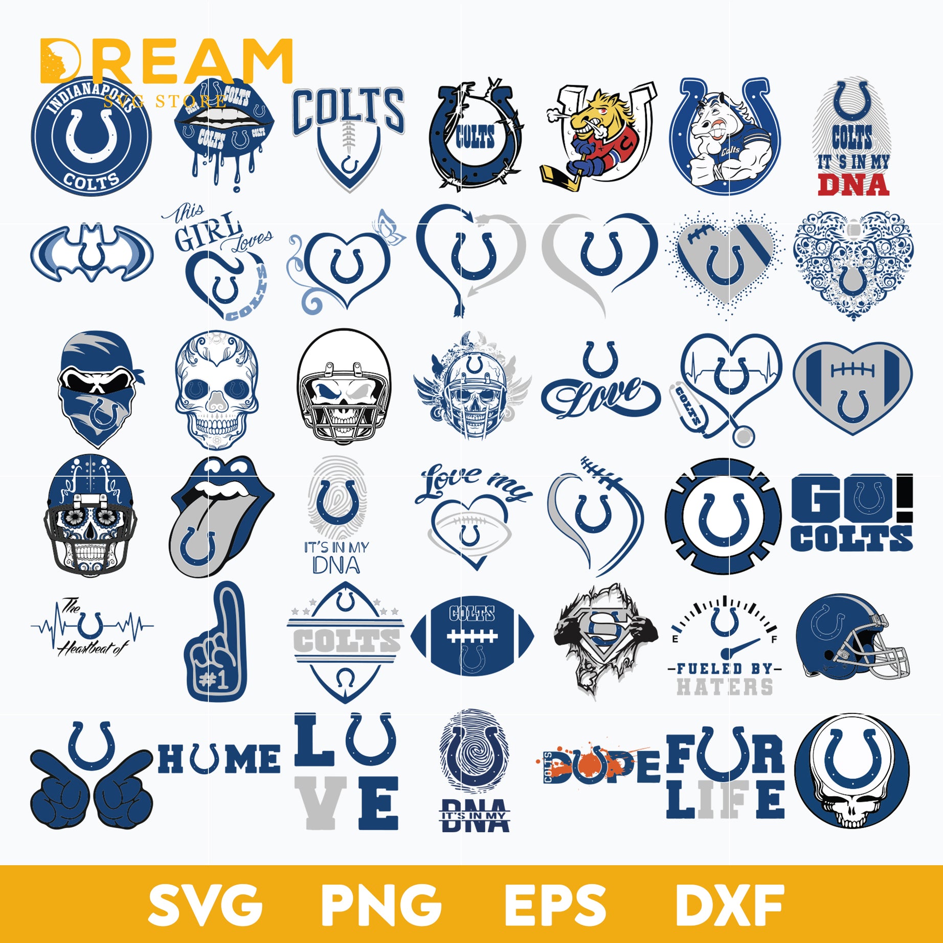 Indianapolis Colts Bundle svg, Colts svg, Sport svg, Nfl svg, png, dxf, eps digital file NFL21122047L
