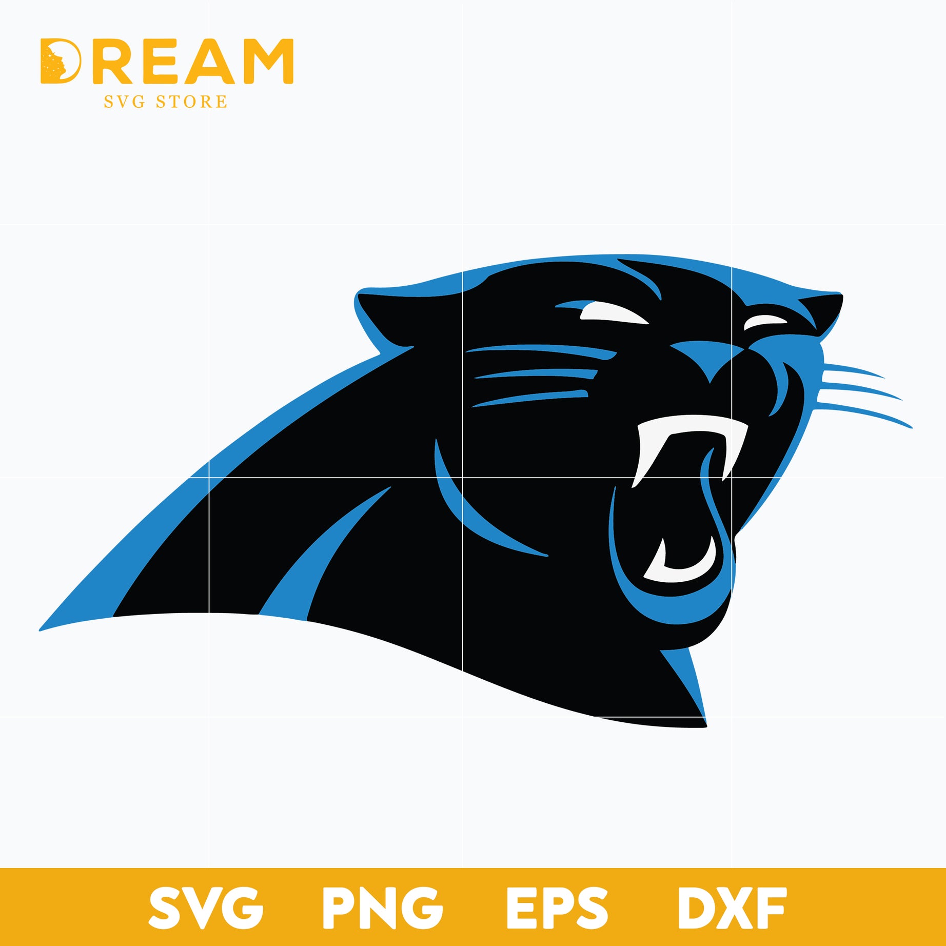 Carolina Panthers logo svg, Panthers svg, Nfl svg, png, dxf, eps digital file NFL30102036L