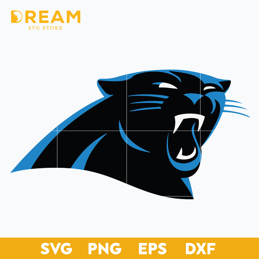 Carolina Panthers logo svg, Panthers svg, Nfl svg, png, dxf, eps digital file NFL30102036L