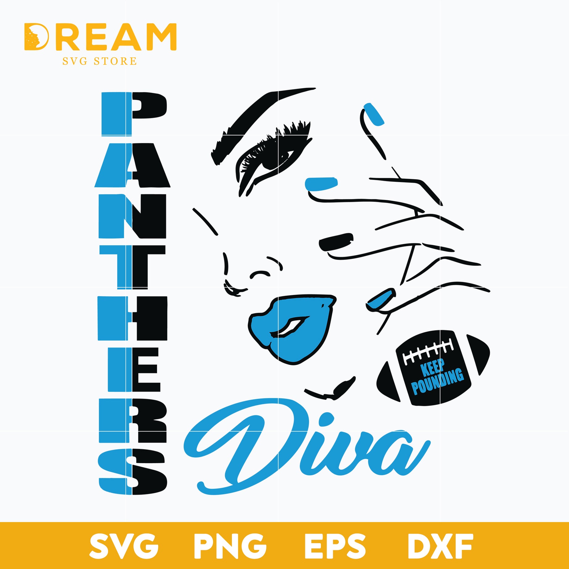 Carolina Panthers svg, Panthers svg, Nfl svg, png, dxf, eps digital file NFL3010207L