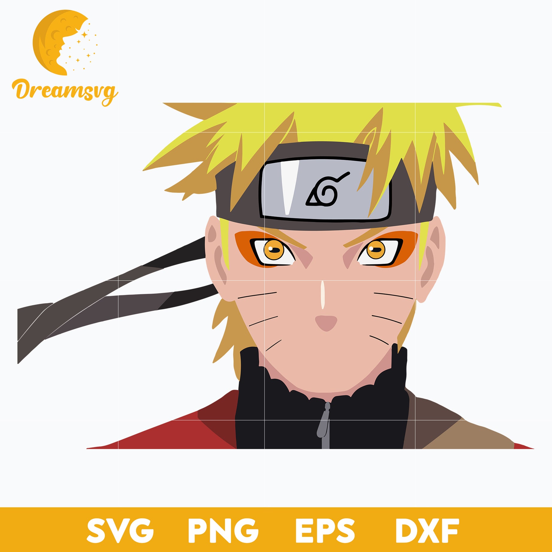 Naruto Face Svg, Naruto Svg, Japanese Manga Svg, Anime Cartoon Svg, Anime Svg, png, eps, dxf digital download.