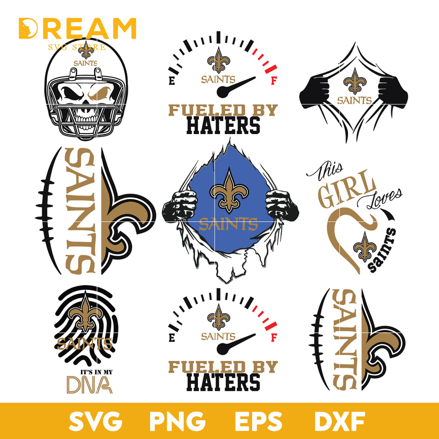 New Orleans Saints bundle svg, New Orleans Saints svg, NFL svg, png, dxf, eps digital file