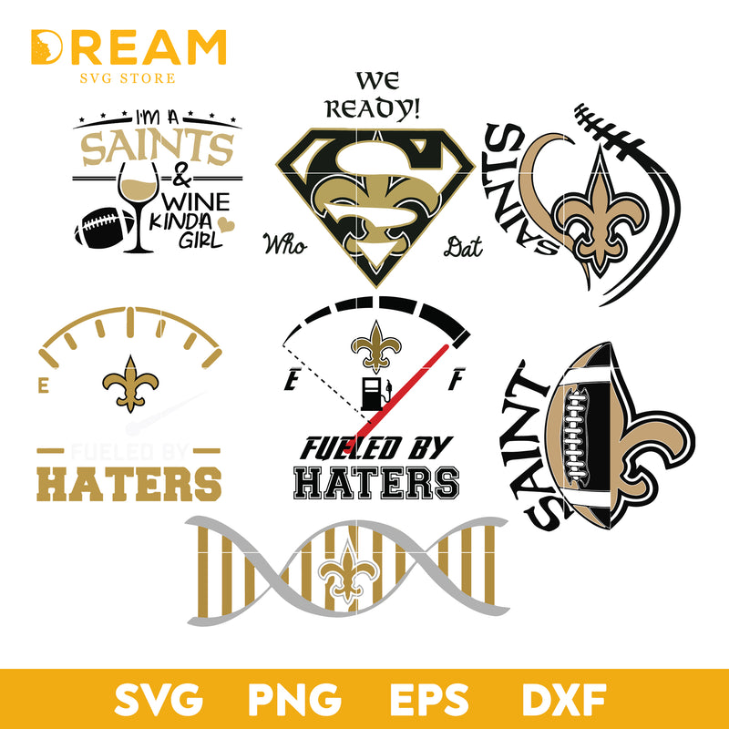 New Orleans Saints bundle svg, New Orleans Saints svg, NFL svg, png, dxf, eps digital file